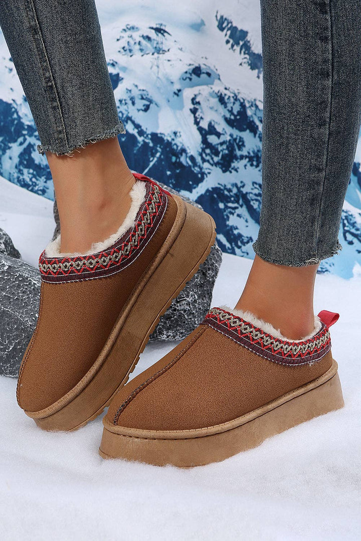 Plush Lined Snow Boots