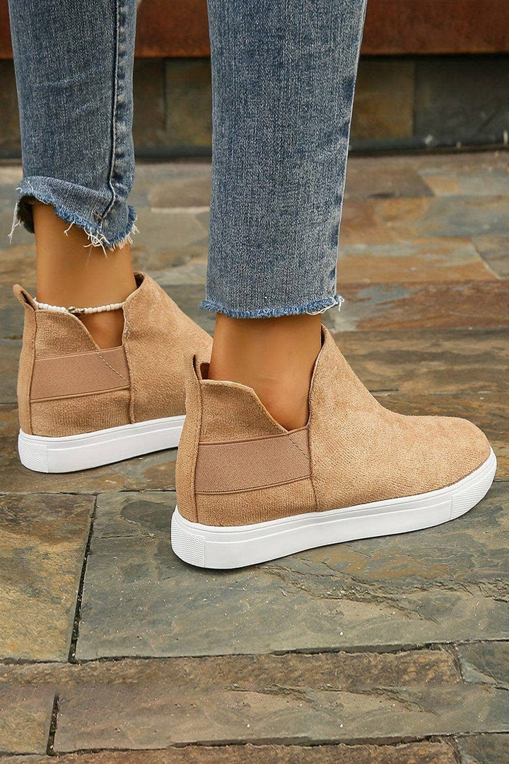 High Top Slip-on Sneakers
