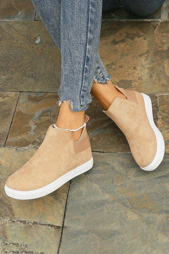 High Top Slip-on Sneakers