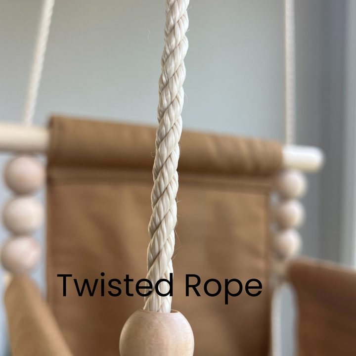 Premium Outdoor High Back Swing Wheat