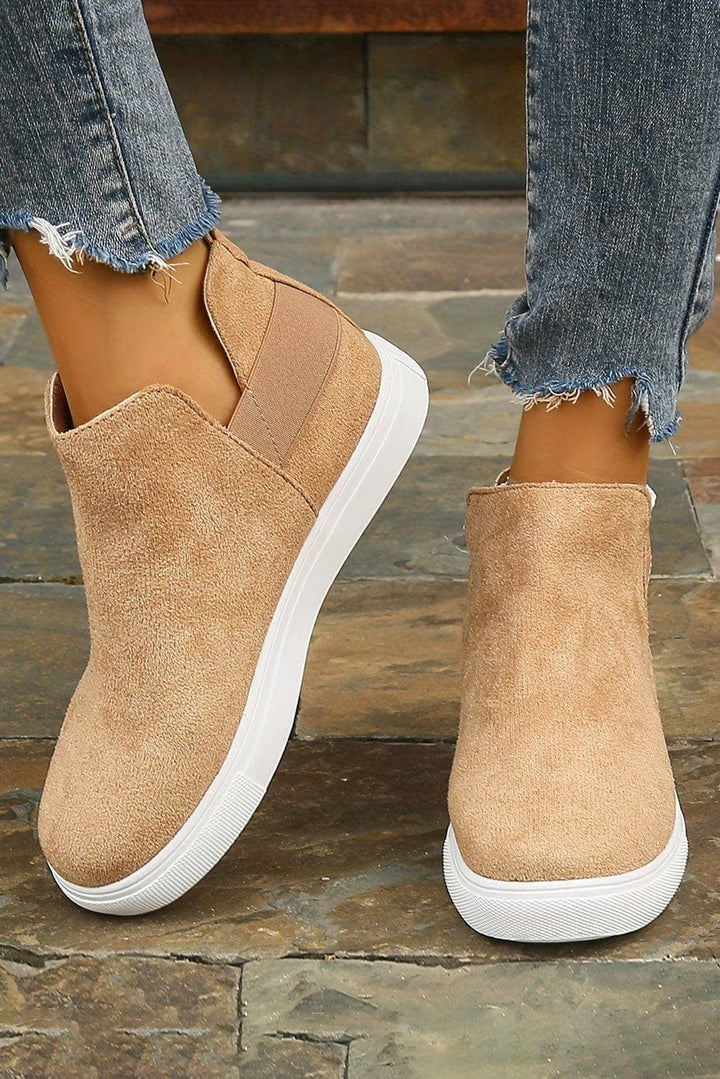 High Top Slip-on Sneakers