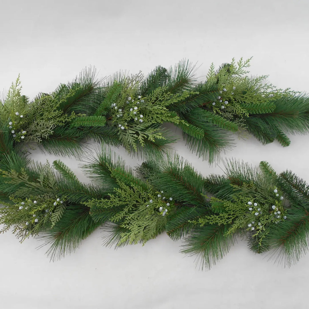 Artificial Christmas Pine Cedar Juniper Garland 6'