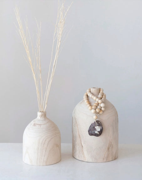 Decorative Paulownia Wood Vase