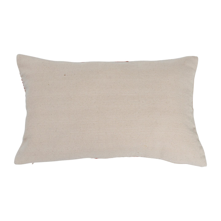 Embroidered Lumbar Pillow