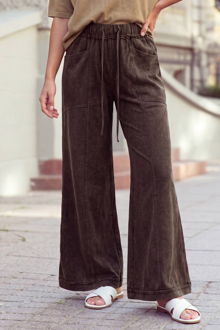 Mineral Wash Drawstring Pants