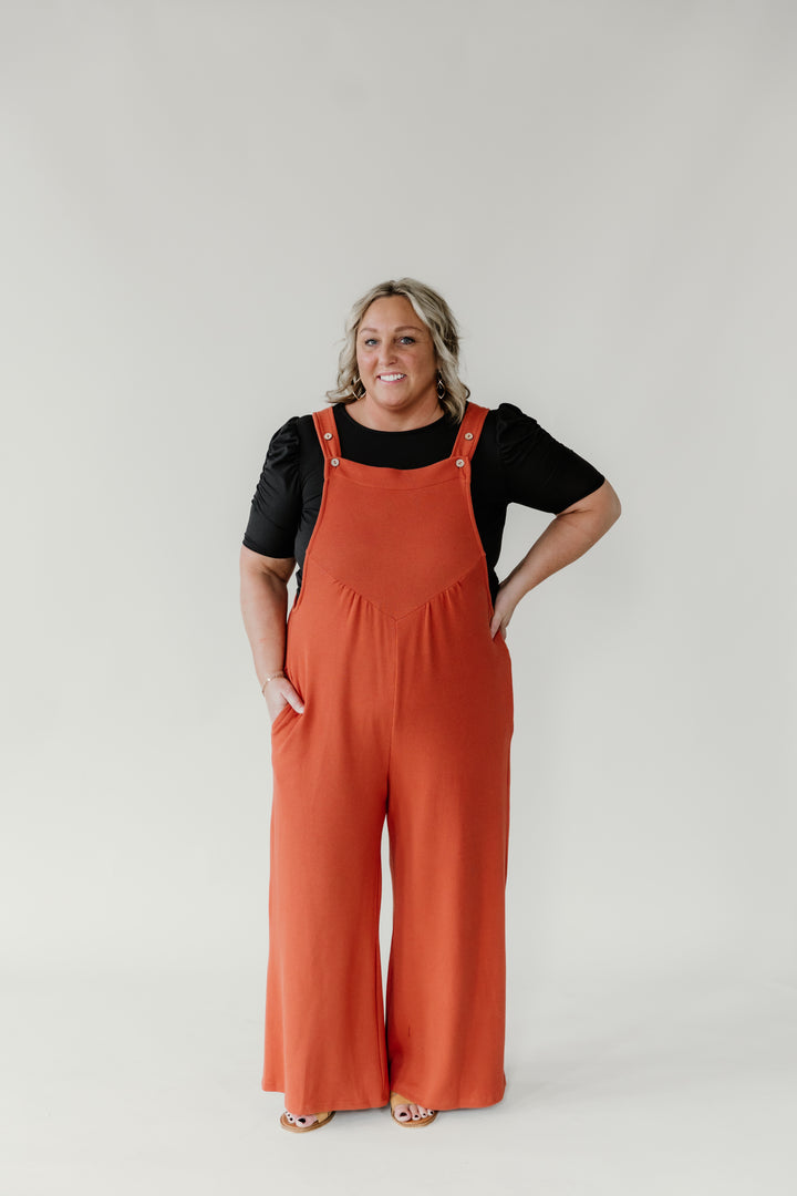 Isla Ruched Wide Leg Jumpsuit