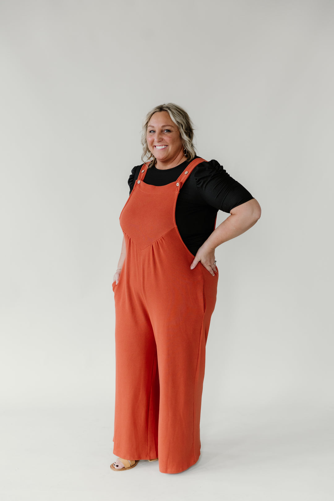 Isla Ruched Wide Leg Jumpsuit