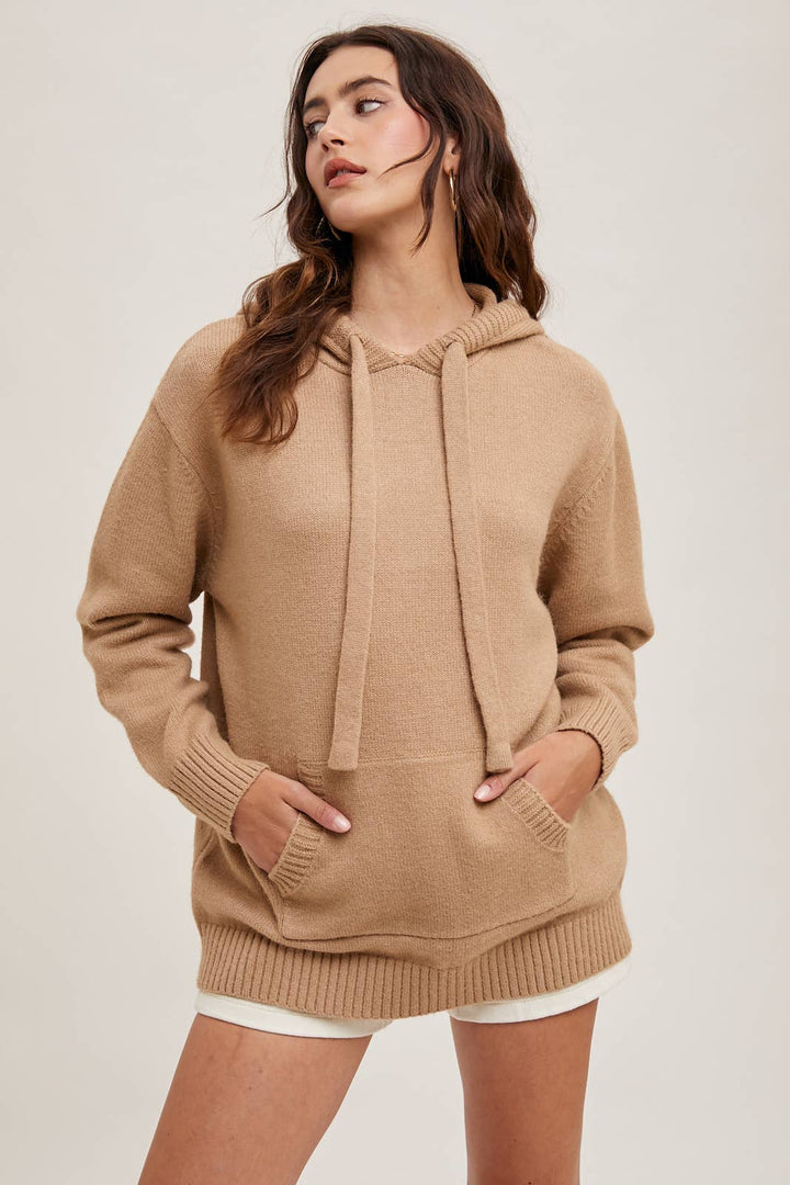 Haddie Knit Hooded Sweater