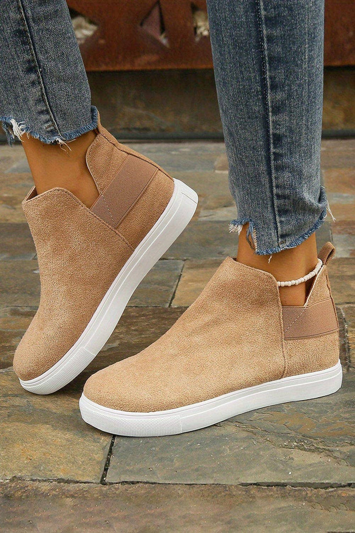 High Top Slip-on Sneakers