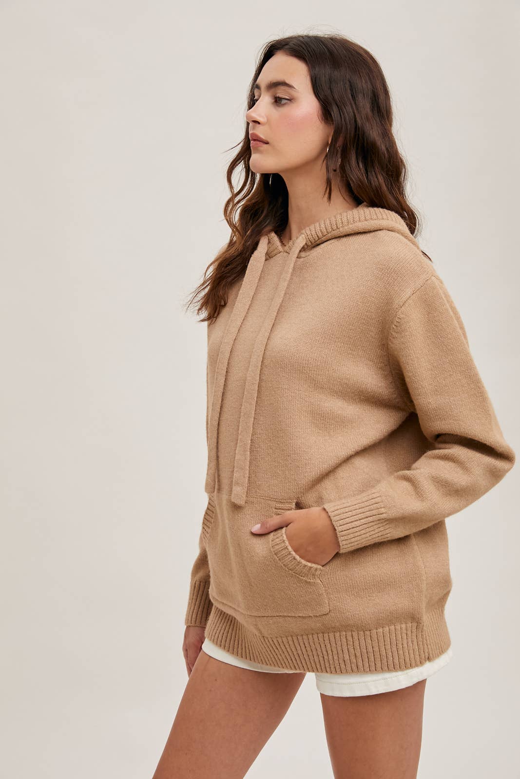 Haddie Knit Hooded Sweater