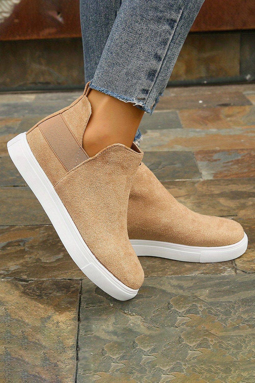 High Top Slip-on Sneakers