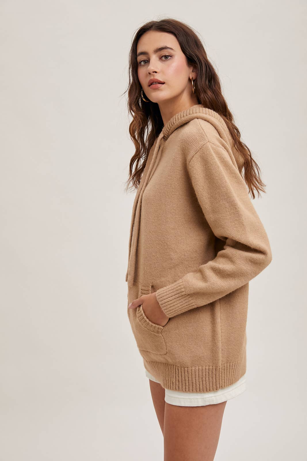 Haddie Knit Hooded Sweater