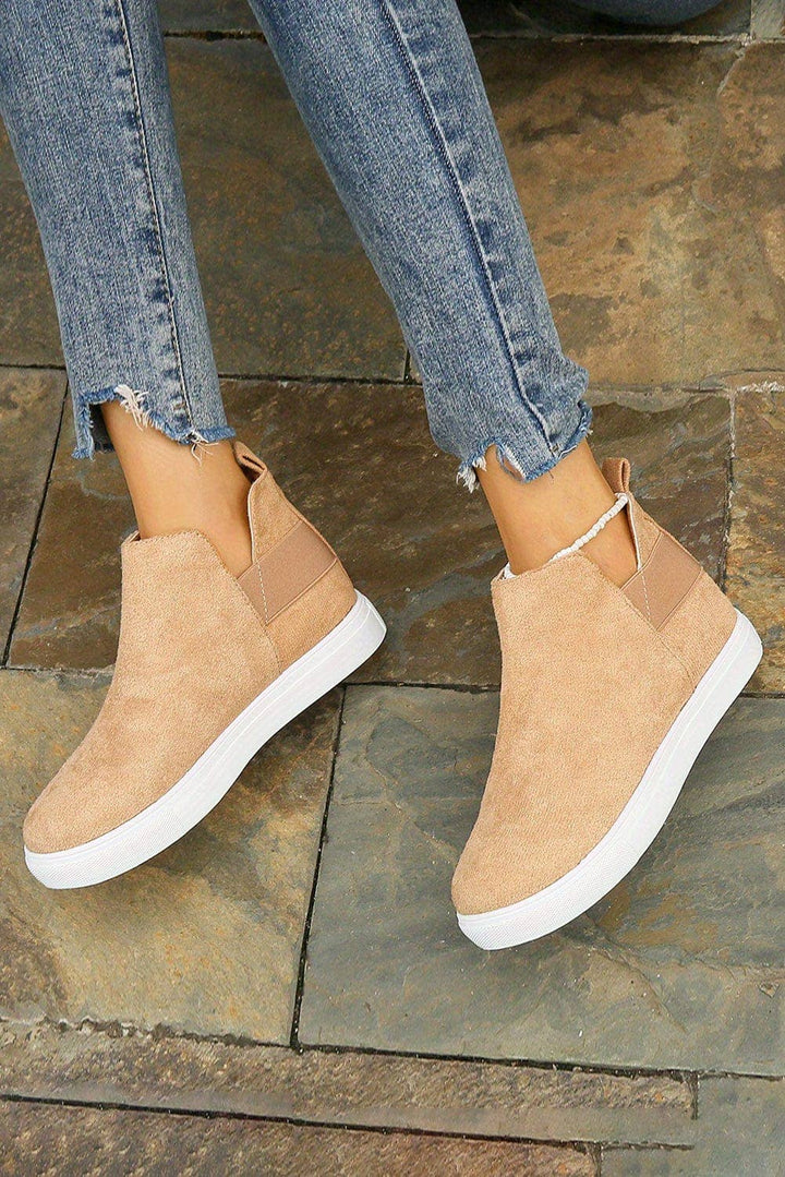 High Top Slip-on Sneakers