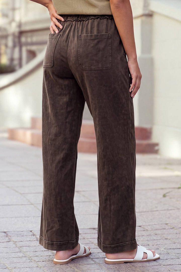 Mineral Wash Drawstring Pants