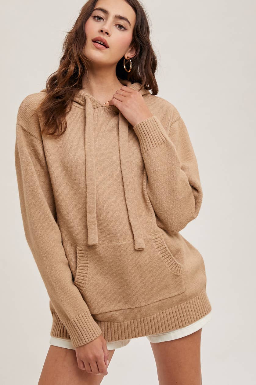 Haddie Knit Hooded Sweater