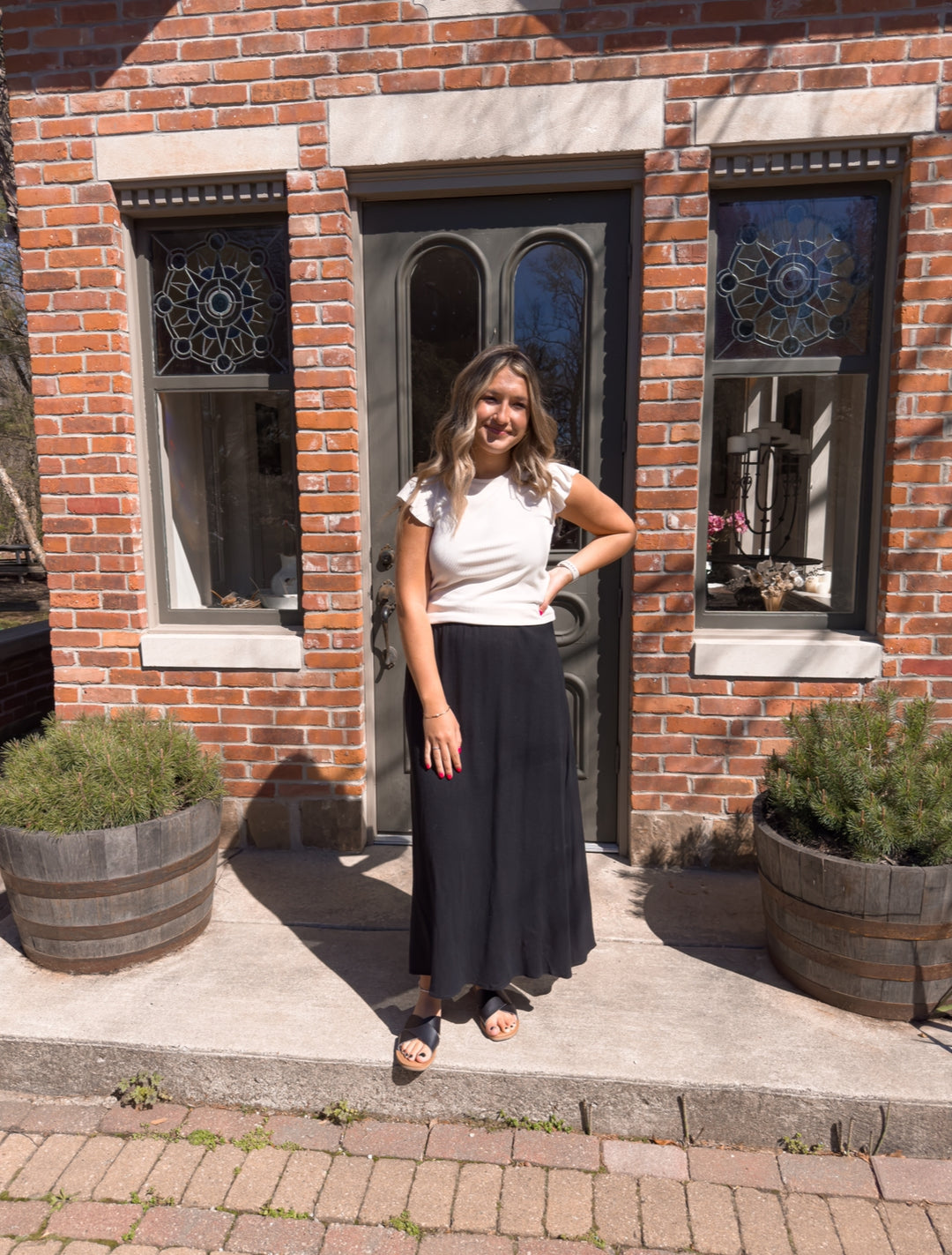 Leah's Linen Maxi Skirt