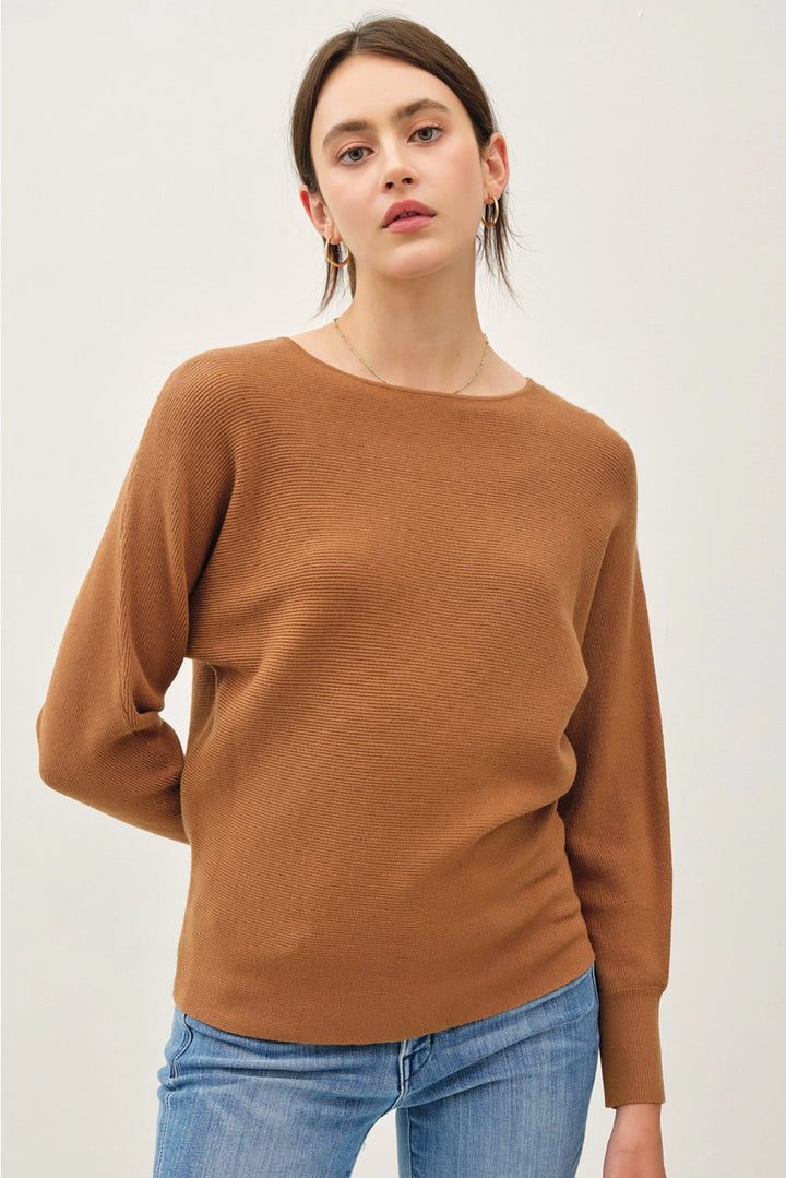 Graceful Ribbed Sweater