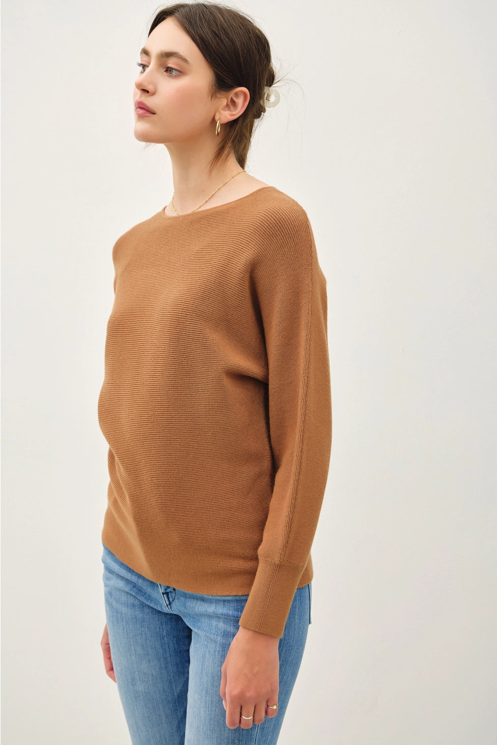 Graceful Ribbed Sweater