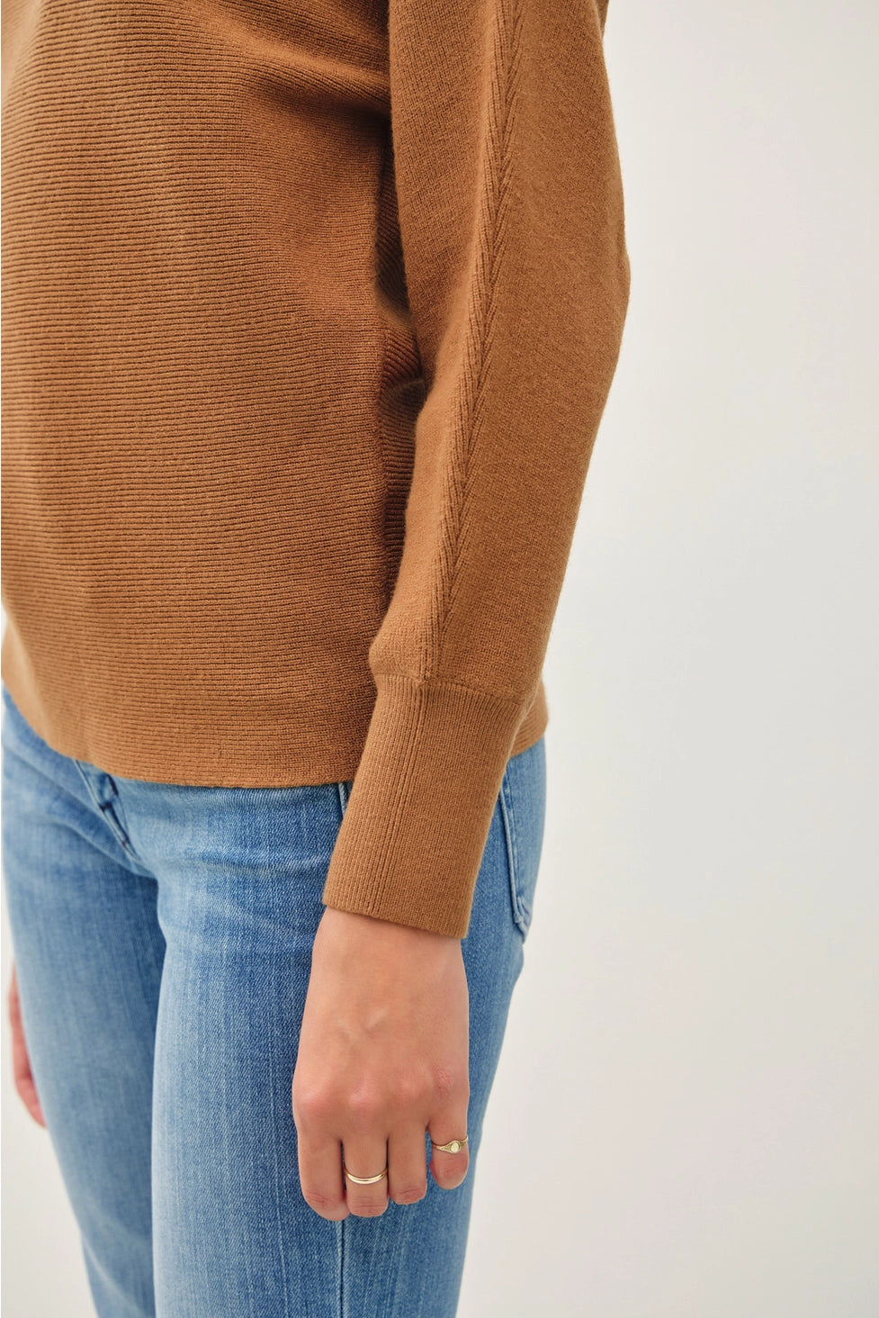 Graceful Ribbed Sweater