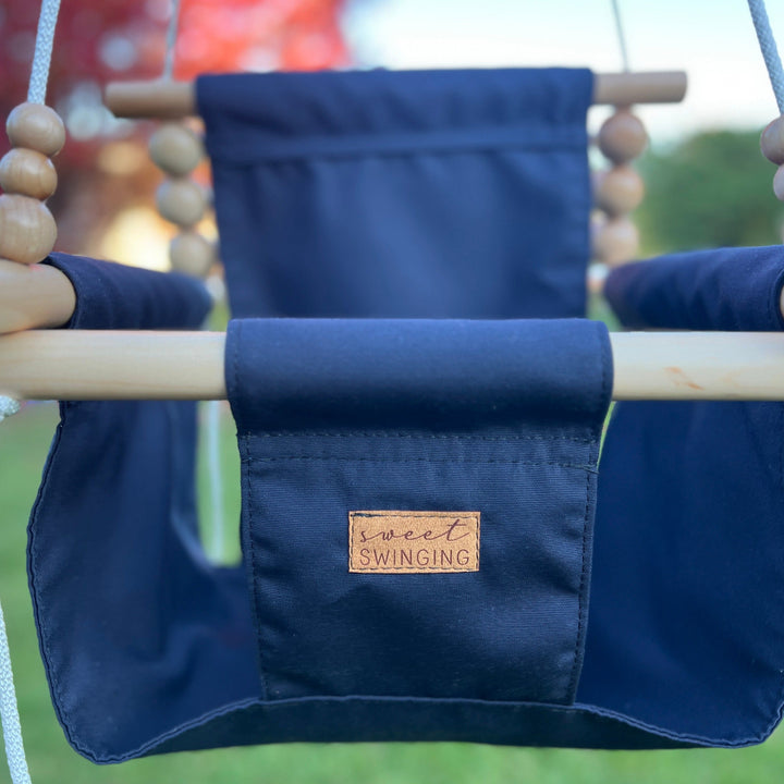 Premium Outdoor High Back Swing Navy