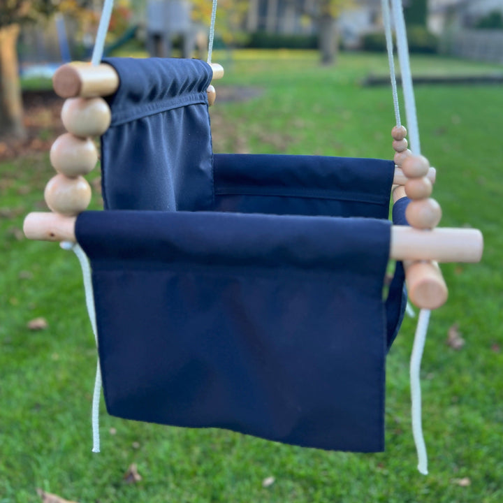 Premium Outdoor High Back Swing Navy