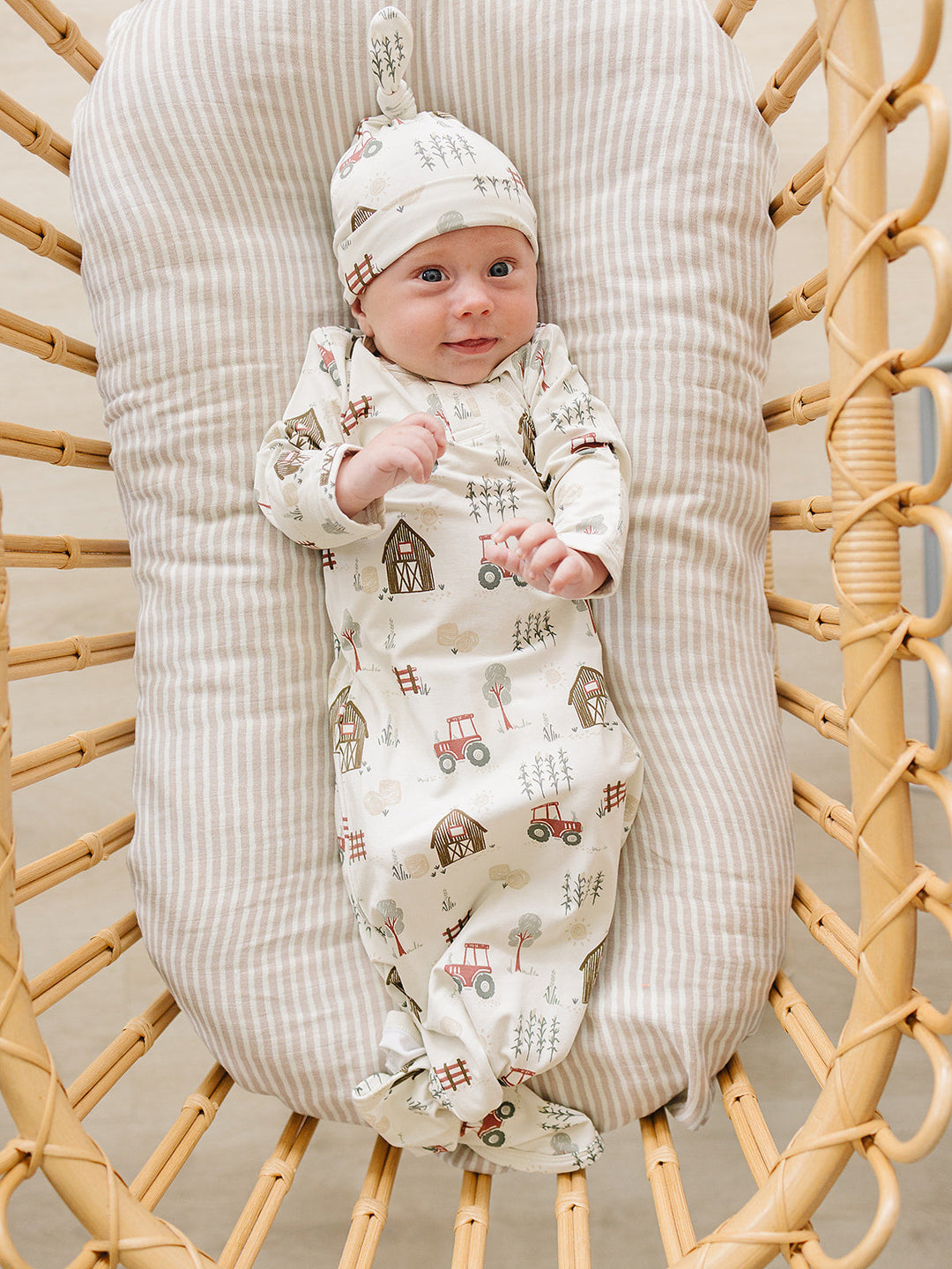 Farmhouse Bamboo Newborn Knot Hat