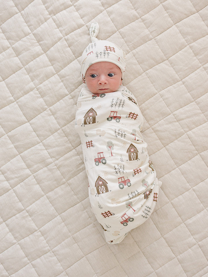 Farmhouse Bamboo Stretch Swaddle