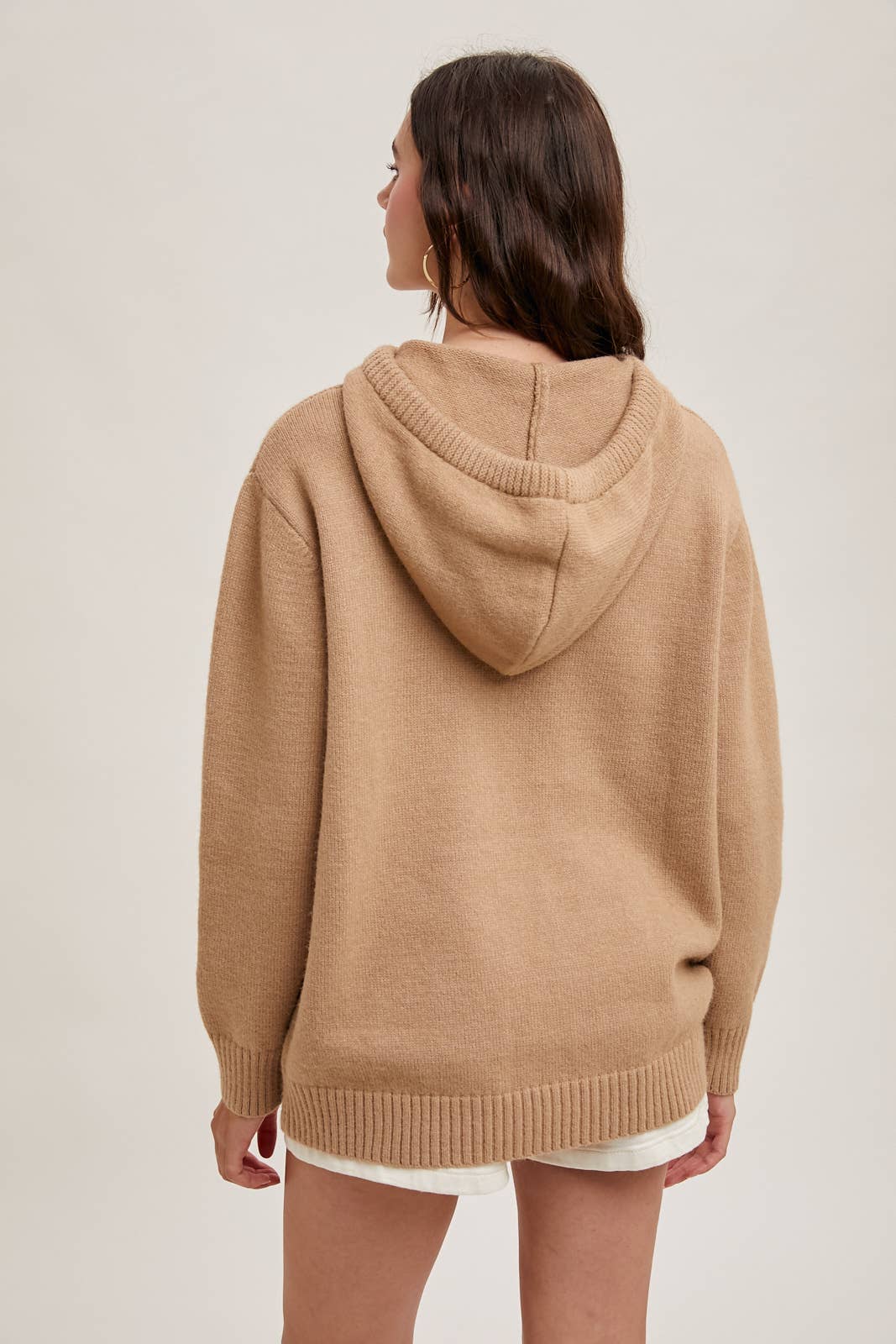 Haddie Knit Hooded Sweater