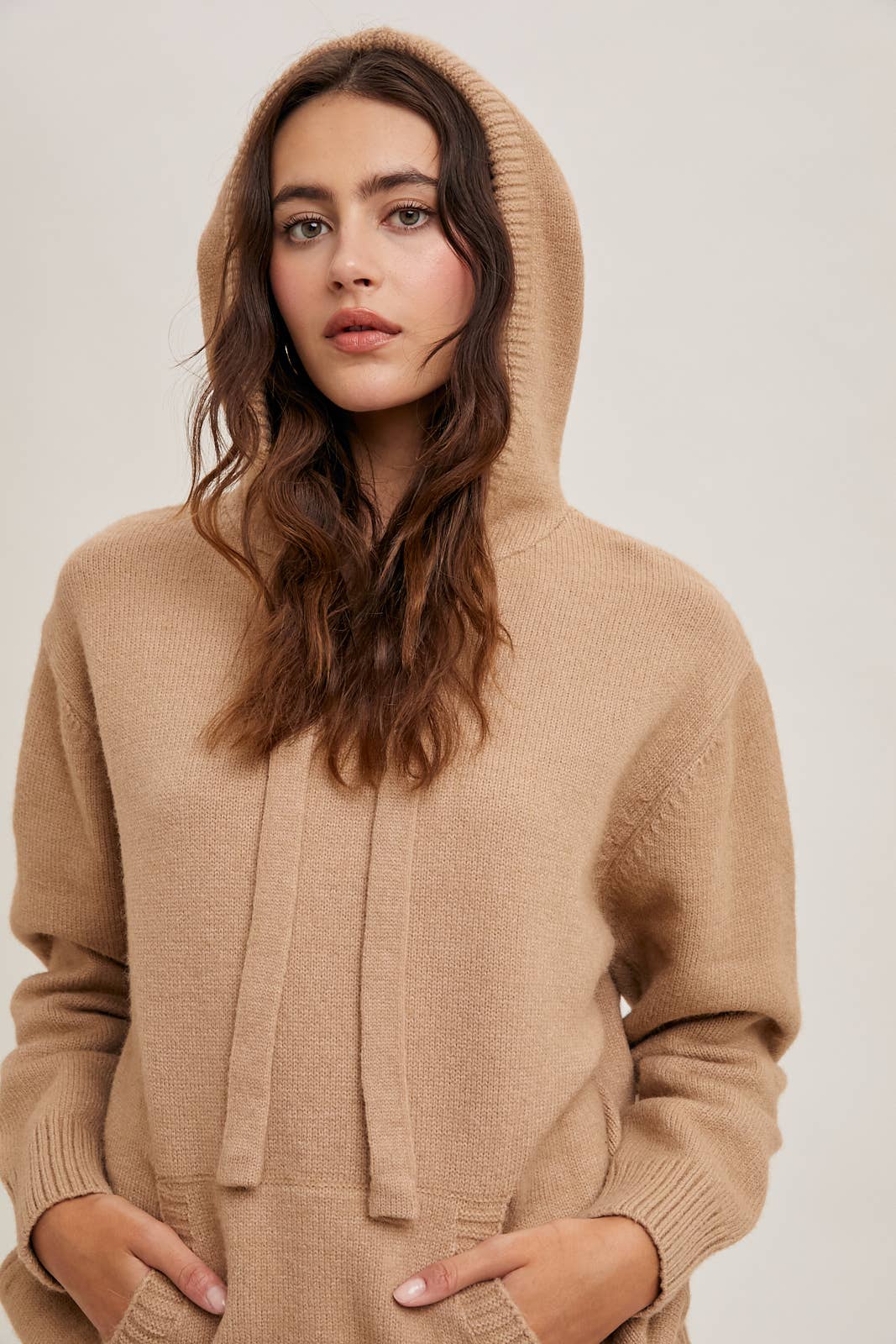 Haddie Knit Hooded Sweater