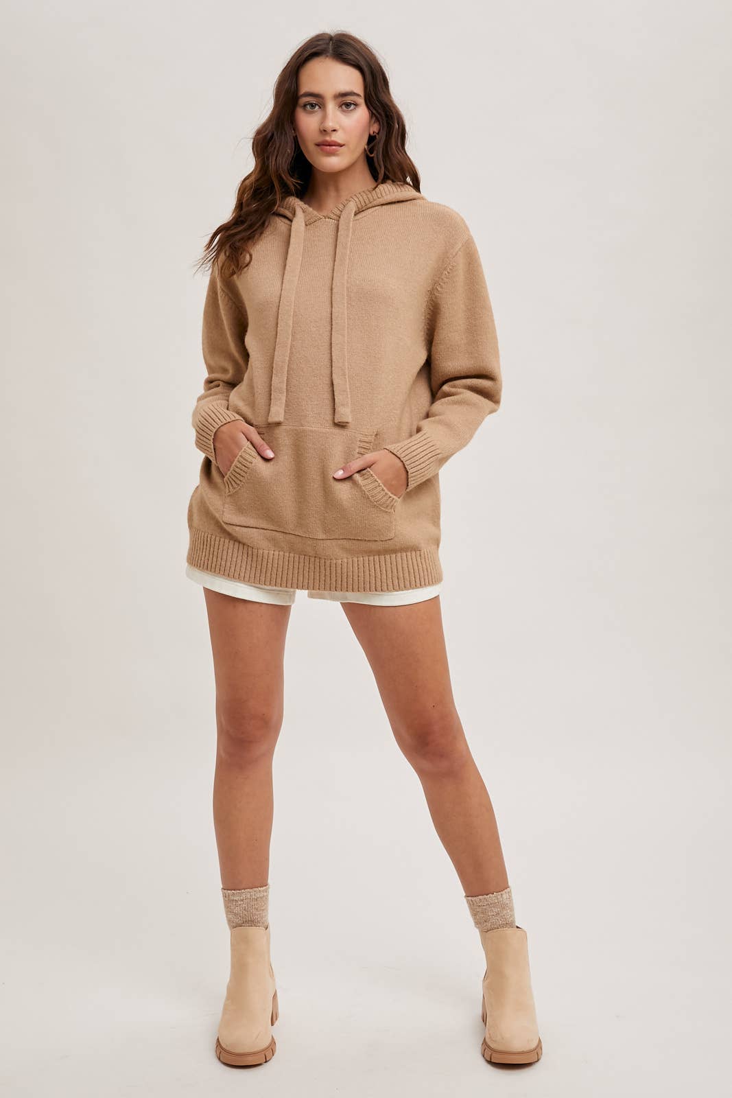 Haddie Knit Hooded Sweater