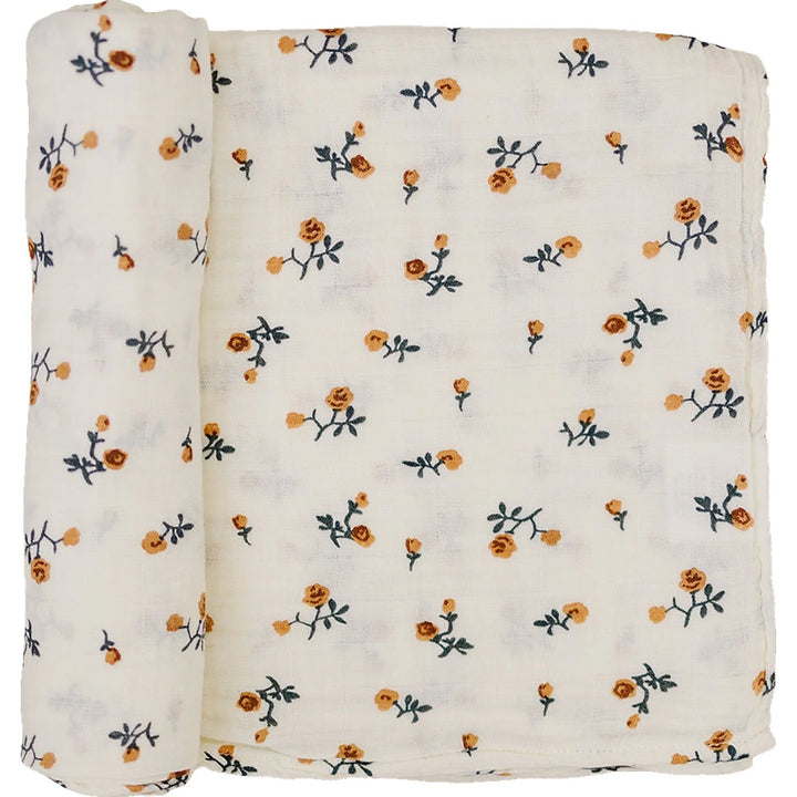 Cream Floral Swaddle Swaddle