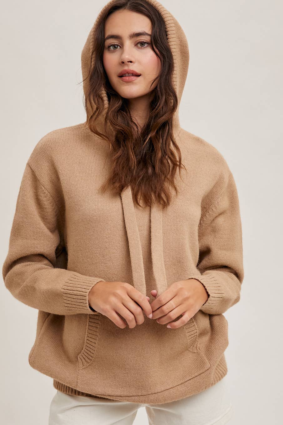 Haddie Knit Hooded Sweater