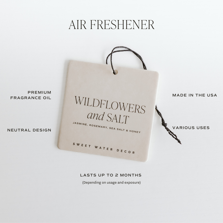 Wildflowers & Salt - Hanging Air Freshener