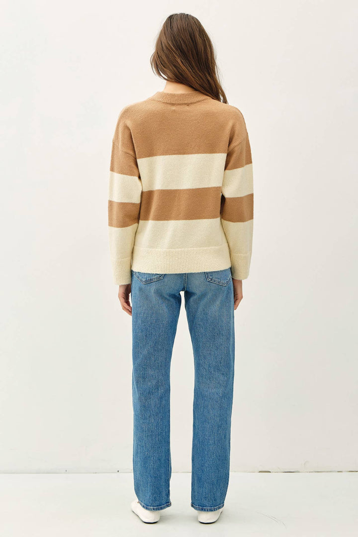 Latte Stripe sweater