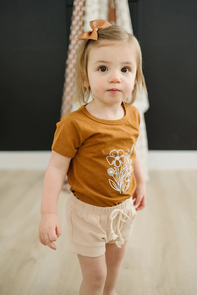 Mustard Floral Tee