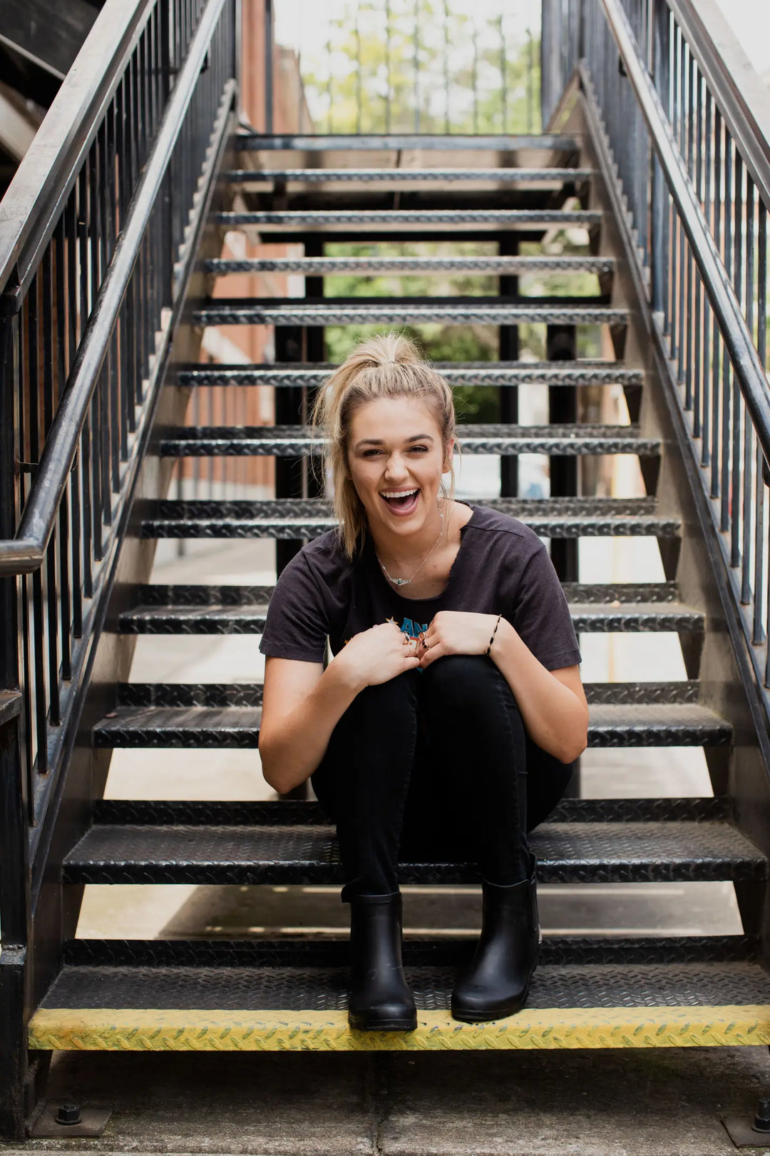 Chelsea Matte Black Ankle Rain Boots