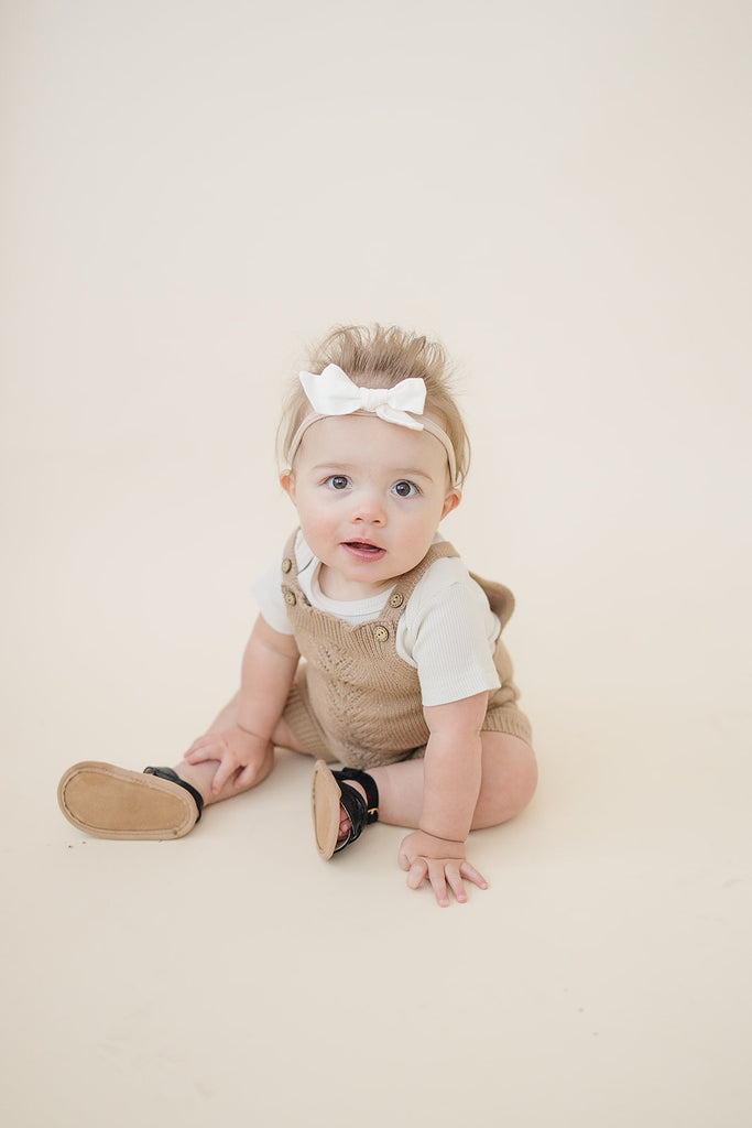 Vanilla Organic Cotton Short Sleeve Ribbed Bodysuit